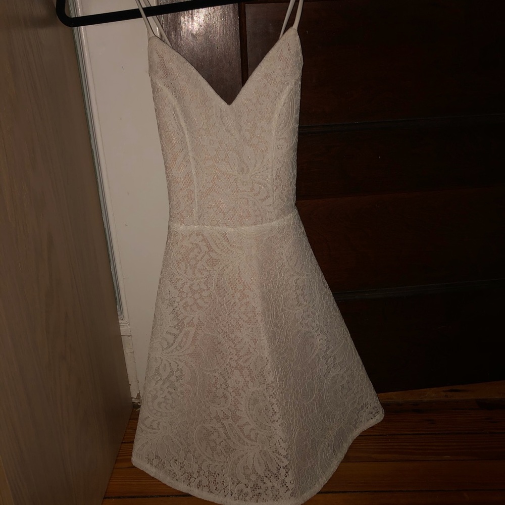white charlotte russe dress